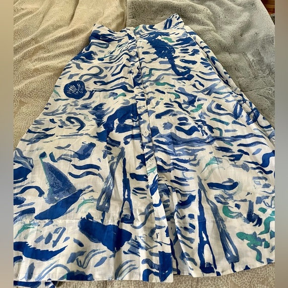 Maeve A-Line Printed Maxi Skirt. - Picture 5 of 5